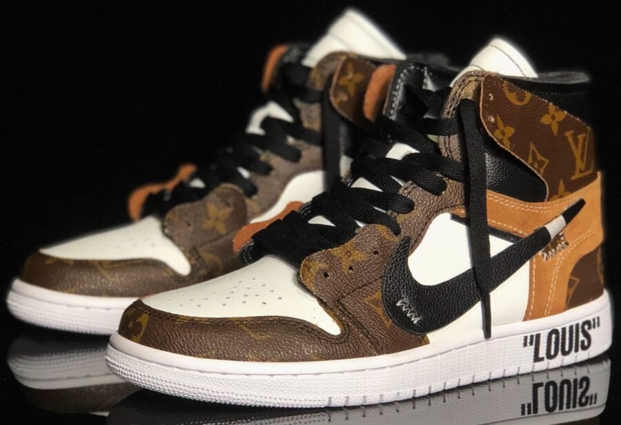Lv Off White Air Jordan 1 - Image 3